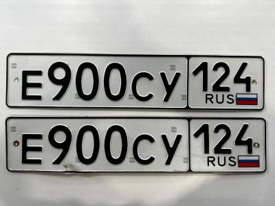 Лот: 24591768. Фото: 1. гос номер Е 900 СУ 124. Госномера