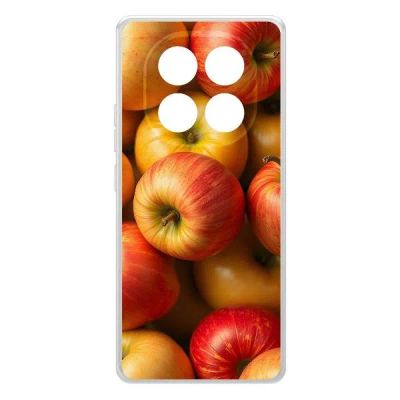 Лот: 25539733. Фото: 1. Чехол Krutoff Clear Casе "Яблоки... Чехлы, бамперы
