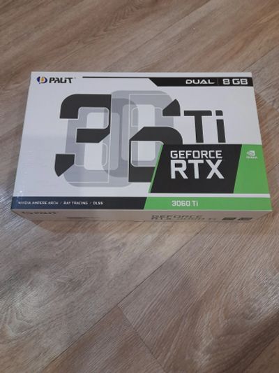 Лот: 20255747. Фото: 1. Видеокарта Palit rtx 3060 ti. Видеокарты