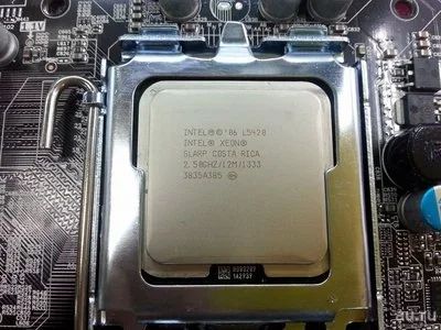 Лот: 12827937. Фото: 1. Intel Xeon L5420 4х-ядерный SLARP... Процессоры