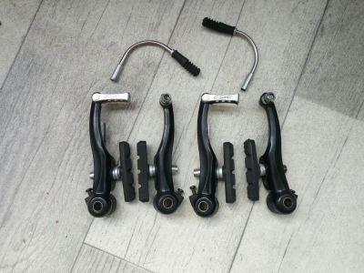 Лот: 11504975. Фото: 1. Тормоза V-Brake, комплект с колодками... Запчасти
