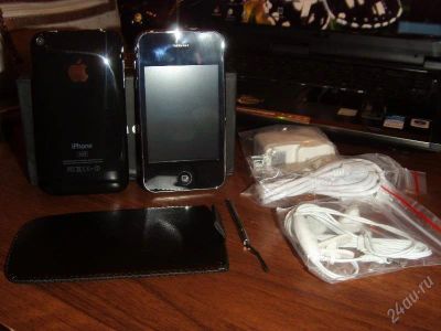 Лот: 138276. Фото: 1. Клон Apple Iphone 3G! 2активные... Кнопочные мобильные телефоны