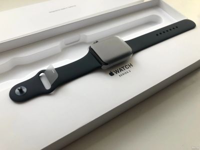 Лот: 13559911. Фото: 1. Apple Watch 3 series 44mm Space... Смарт-часы, фитнес-браслеты, аксессуары