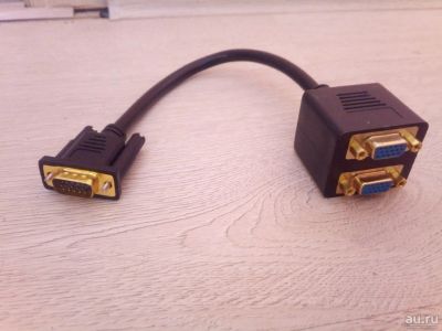 Лот: 15943015. Фото: 1. VGA сплиттер / разветвитель... Шнуры, кабели, разъёмы