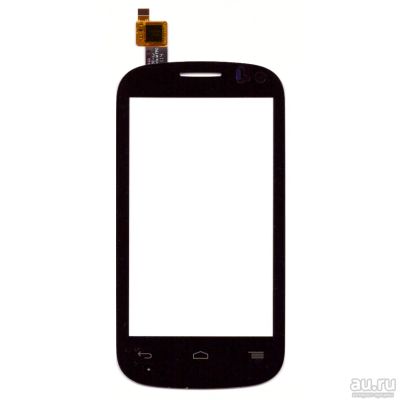 Лот: 12124914. Фото: 1. Тачскрин Alcatel OT-4033D Черный. Дисплеи, дисплейные модули, тачскрины