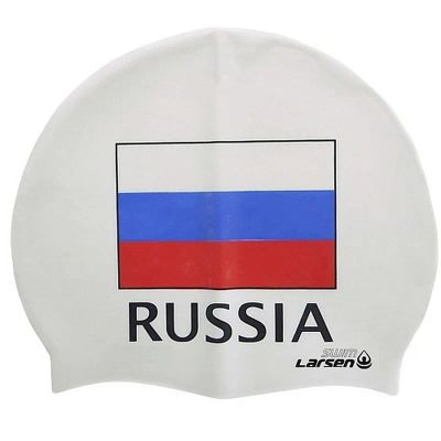 Лот: 22365205. Фото: 1. Шапочка плавательная Larsen Russia... Плавание