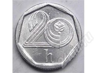Лот: 353192. Фото: 1. Чехия. 20 геллер 1995г. Европа