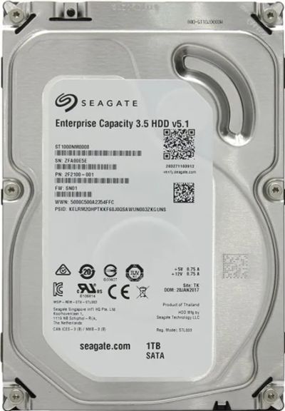 Лот: 19839827. Фото: 1. Жесткий диск 1Tb Seagate Exos... Жёсткие диски (HDD)