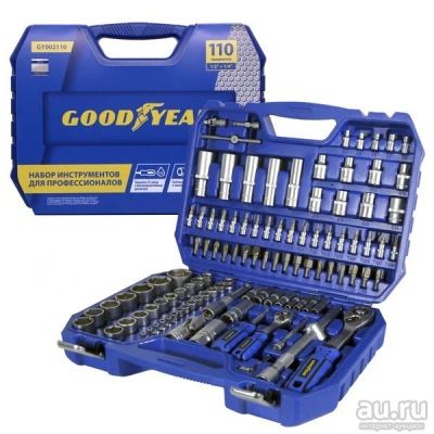 Лот: 13123462. Фото: 1. Набор инструментов Goodyear 110... Наборы инструмента