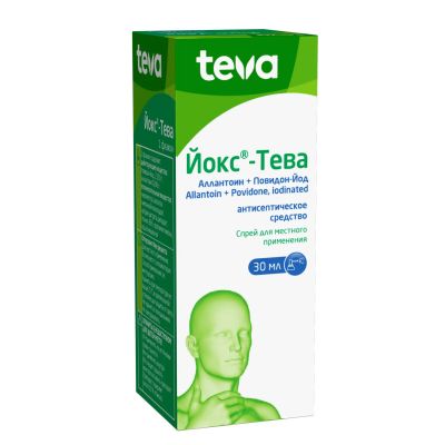 Лот: 23987608. Фото: 1. Йокс-Тева спрей для мест. прим... Лекарства