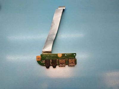 Лот: 17414383. Фото: 1. Б/У плата с разъемами USB, Audio... Платы расширения, контроллеры, доп. порты