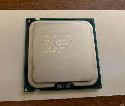Лот: 17122222. Фото: 1. Процессор INTEL E7500. Процессоры