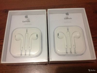 Лот: 7552261. Фото: 1. Стереогарнитура iPhone 5 EarPods. Красноярск