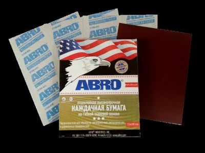Лот: 8047894. Фото: 1. ABRO высокопрочная наждачная бумага... Расходные материалы