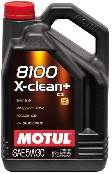 Лот: 12892548. Фото: 1. MOTUL 8100 X-CLEAN PLUS 5W30 100... Масла, жидкости