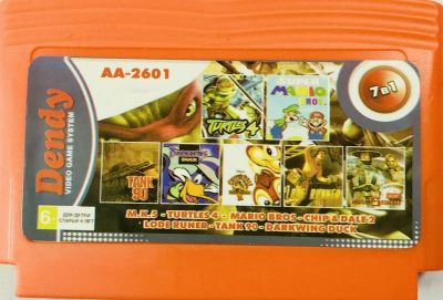 Лот: 13344140. Фото: 1. 7в1 Картридж 8-bit AA-2601 М.К... Игры для консолей