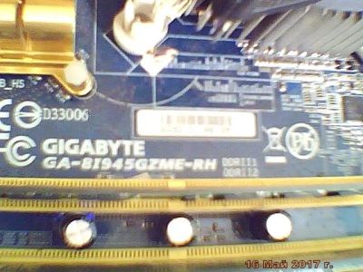 Лот: 9675612. Фото: 1. Материнская плата gigabyte GA-81945GZME-RH. Материнские платы