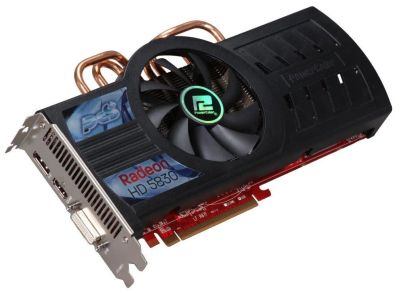 Лот: 10969699. Фото: 1. Radeon HD5830 PCS+ (заводской... Видеокарты