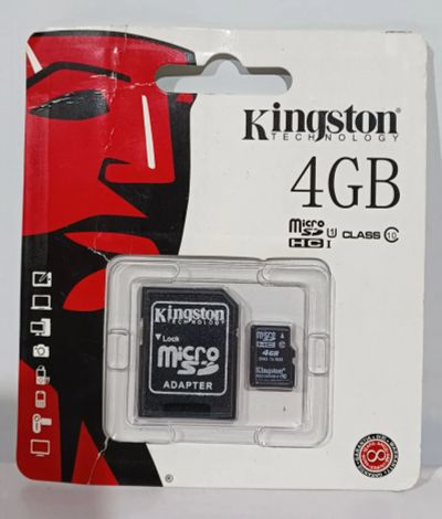 Лот: 20131098. Фото: 1. Карта Micro SD 4gb. USB-флеш карты