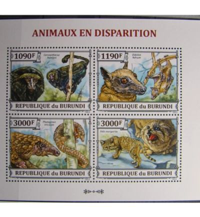 Лот: 10450485. Фото: 1. Бурунди 2013 MNH лист мыши. Марки