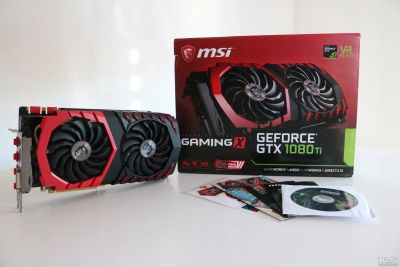 Лот: 15875716. Фото: 1. GTX 1080 TI MSI Gaming X как новая... Видеокарты