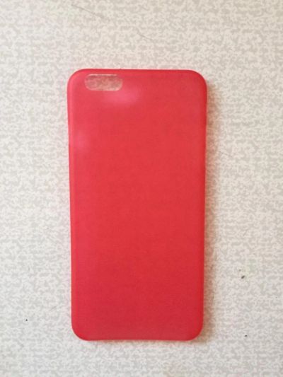 Лот: 7271668. Фото: 1. Чехол iPhone 6+ Красный. Чехлы, бамперы
