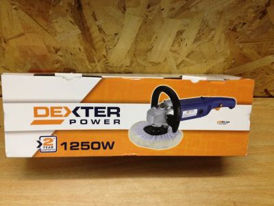 Лот: 7988029. Фото: 1. Полировальная машинка Dexter 1250W. Электроинструмент