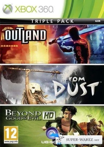 Лот: 2866264. Фото: 1. 3в1 Outland/from dust/beyond HD... Игры для консолей