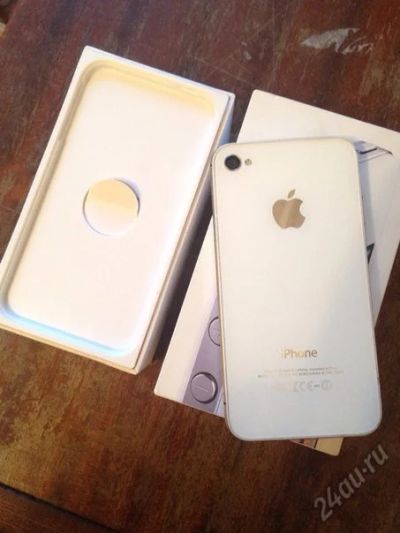 Лот: 5734272. Фото: 1. iPhone 4S 16GB белый. Смартфоны