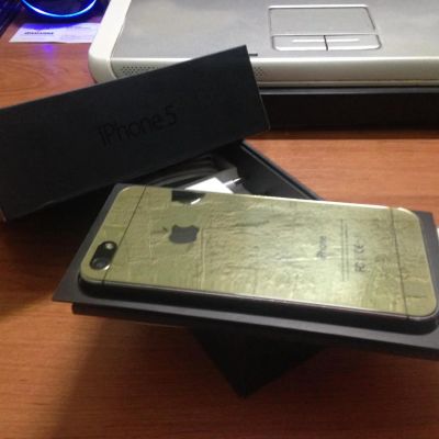 Лот: 6349673. Фото: 1. Iphone 5 16gb черный!новый аккумуллятор... Смартфоны