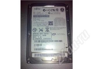 Лот: 333309. Фото: 1. Жеский диск 2,5" SATA 60Гб Fujitsu... Жёсткие диски (HDD)