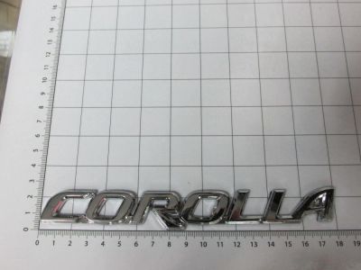 Лот: 10255283. Фото: 1. Эмблема шильдик на багажник Corolla... Детали тюнинга