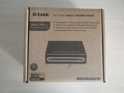 Лот: 14541296. Фото: 1. Маршрутизатор D-link DSL-2500U. Маршрутизаторы (роутеры)