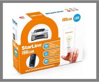 Лот: 14970428. Фото: 1. StarLine i96 CAN Lux 2.4Ггц иммобилайзер... Автомобильные сигнализации