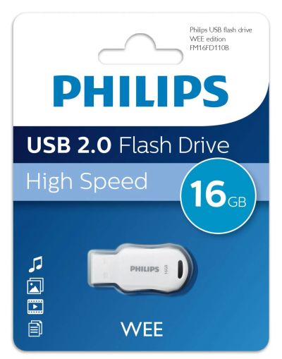Лот: 25721932. Фото: 1. Флешка USB 16 ГБ Philips WEE 2... USB-флеш карты
