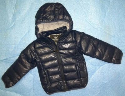 Лот: 8097311. Фото: 1. E278 Куртка Armani (экокожа,синтепон... Верхняя одежда