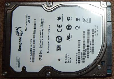 Лот: 4385091. Фото: 1. 250 Gb 5400 RPM Seagete st9203115as. Жёсткие диски (HDD)