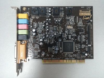 Лот: 5522303. Фото: 1. Звуковая карта PCI, 4.0, Creative... Звуковые карты