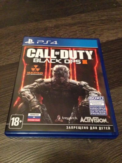 Лот: 6756029. Фото: 1. Диск call of duty black ops 3... Игры для консолей