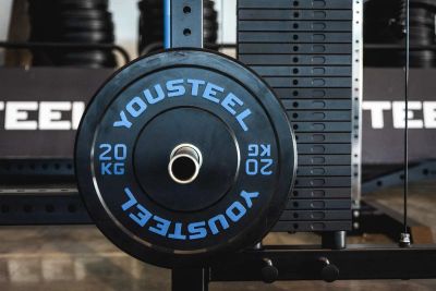 Лот: 24872784. Фото: 1. Диск каучуковый для штанги YouSteel... Штанги, блины