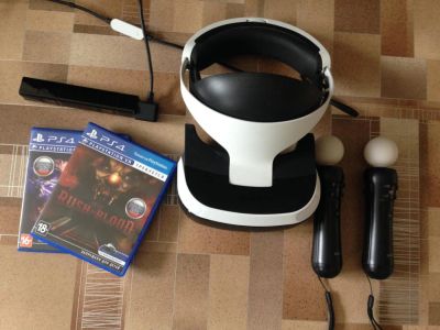 Лот: 11081442. Фото: 1. Шлем Sony PlayStation VR + камера... Аксессуары для игровых приставок, консолей, геймпады