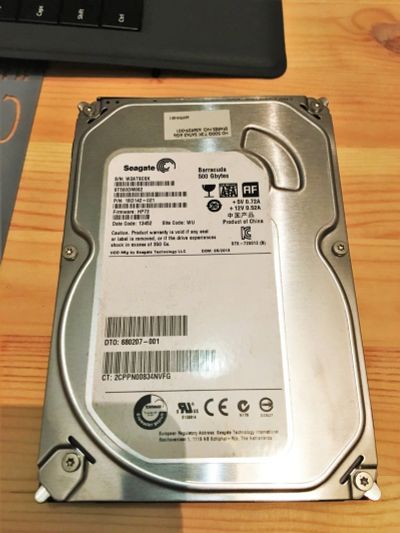 Лот: 15076322. Фото: 1. Жёсткий диск HDD 500GB Seagate... Жёсткие диски (HDD)