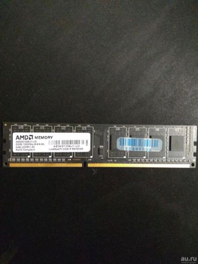 Лот: 13239828. Фото: 1. память amd ae34g1339u1-uo 4gb... Оперативная память