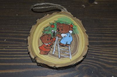 Лот: 19529791. Фото: 1. Елочная игрушка ручной работы... Авторские куклы, игрушки, поделки