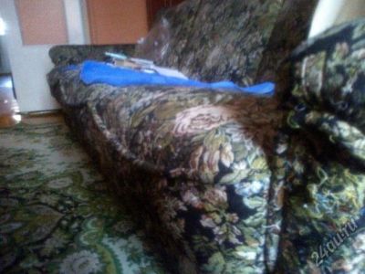 Лот: 3995824. Фото: 1. Диван на дачу старый (румынский... Диваны
