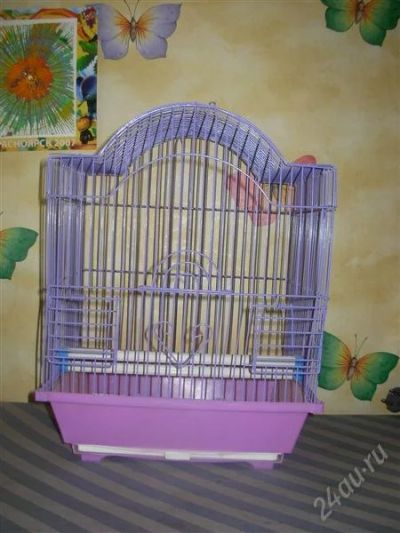 Лот: 1724930. Фото: 1. Клетка для птиц. Домики, переноски, клетки, когтеточки