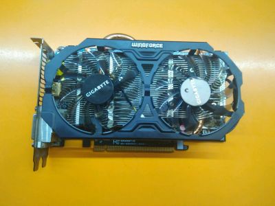 Лот: 20004414. Фото: 1. Б/У видеокарта GigaByte GV-N660OC-3GD... Видеокарты
