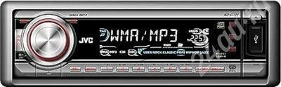 Лот: 286732. Фото: 1. Автомагнитола CD/MP3 JVC KD-G721. Автомагнитолы