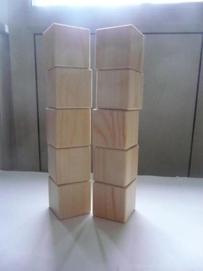 Лот: 8417847. Фото: 1. Кубики 50х50х50 мм деревянные... Развивающие
