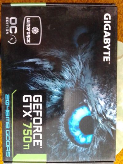 Лот: 19869526. Фото: 1. GeForce GTX 750 Ti в хорошем состоянии. Видеокарты